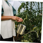 Garden Watering Pot 2000ml Stainless Steel Long Spout for Home - Image 3