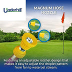 Underhill Magnum Garden Water Hose Nozzle, Sprayer, 37 GPM 80 PSI, 3/4-Inch Thread Inlet, Jet, Soak, Fan, Metal and Rubber, Adjustable, NG450 - Image 2