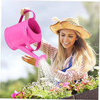 Useful Iron Watering Can with Spray Mouth for Durable Gardening Kettle Tool for Flowers Houseplants and Outdoor Use Convenient Capacity for Easy Pouring - Image 3