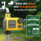 98FT 1/2" Drip Irrigation System Kit with Water Timer for Garden - Image 4