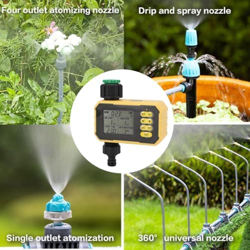 Luocute Sprinkler Timer, Solar Powered Water Timer for Garden Hose - Image 4