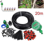 Self Watering Drip Irrigation System Automatic Timer 20m Micro Garden Hose Kit for Plants Greenhouse Patio Atrium Plastic 65.6ft Long - Image 4