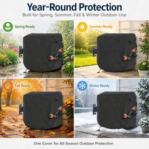 Wall Mount Hose Reel Cover for Liberty Garden 708 Steel Wall Mounted Reel 2018–2026 - Image 5