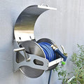 Irrigation Tools,Portable Garden Hose Reel Set, Stainless Steel Garden Hose Reel, Reinforced Garden Watering Pipe Cart for Patio, Deck, Yard, Garden, Home, Driveway,Rack+35mHose by Unknown