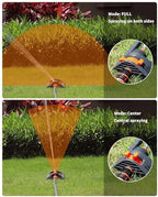 Water Sprinkler Offering 4 Sprayer Modes Stainless Steel Motor Oscillating - Image 3