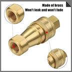 Vinsot 6 Set 2 Set 1/4" Quick Disconnect Coupler Valve for Carpet Cleaning - Image 4