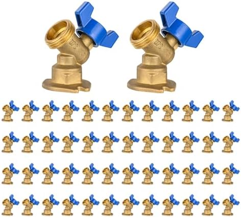 50Pack Seelink 1/2" FIP x 3/4" MHT Hose Bibb Valve by Seelink