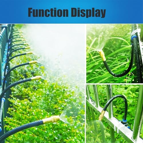 360 Curved Garden Automatic Irrigation System, Automatic Drip Irrigation Kits, Universal Spray Kit for Garden, Plant Watering System (65.6 FT) - Image 6