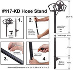 Liberty Garden Products 117-KD Star Hose Stand, Black - Image 6
