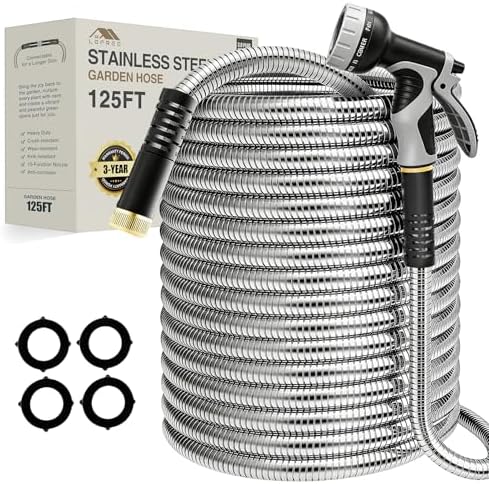 Lefree 125ft Stainless Steel Garden Hose by Lefree