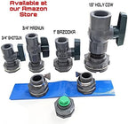 1.5" PRO SERIES PVC Ball Valve Spigot Kit with Bulkhead Fitting Adapter for Rain Barrels, IBC, and Behrens Steel Water Tanks - Image 6