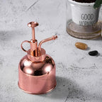 Vintage Plant Watering Bottle with Pump, Stainless Steel Body - Image 7