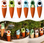 6 Pack Terracotta Self Watering Spikes, Animal Shaped Plant Waterers (#A) by Unknown