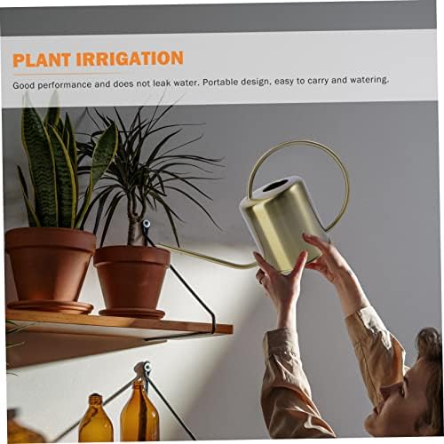 BESPORTBLE Ergonomic Handle Stainless Steel Kettle Leakproof Garden Watering Can Long Spout - Image 7