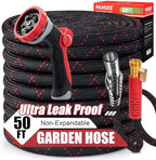 PANYEE 50FT Garden Hose, Flexible Water Hose,Leak Proof hose with 10 Functions Sprayer, Durable, Anti-Kink by PANYEE