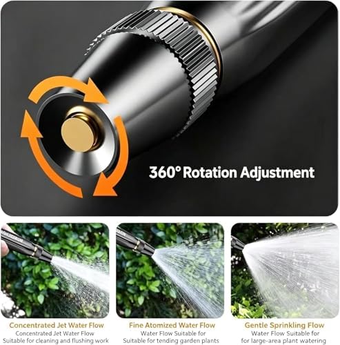 Home High-Pressure Car Wash Water Gun with Booster Nozzle, High-Pressure Home Car Wash Water Gun & Hose Set, Multi Function Lawn & Garden Watering Sprayer, for Watering Outdoor Cleaning (+10m Hose) - Image 5