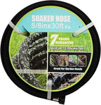 Soaker Hose 5/8" 30ft Round Rubber Garden Soaker Hoses - Image 2