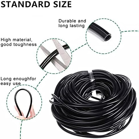 1pcs Garden Watering Hose 1/4" 4/7mm, PVC Hose Micro Drip Irrigation Tubing Sprinkler Lawn Plants Flower Greenhouse Pipe 10/20/40M (Size : 20m) - Image 6