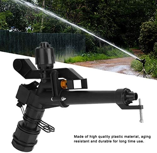 Adjustable 360 Degree Rotating Sprinkler | Farm Irrigation Tool for Lawns/Orchards | 1.5in to 1in Female Thread with Adapter | Sturdy Plastic - Image 2