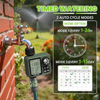 Sprinkler Timer for Garden Hose, Irrigation Water Timer with Rain Delay, Automatic Manual Watering for Lawn Yard Outdoor Drip Irrigation System - Image 3