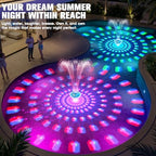 Upgraded Floating Pool Fountain with Light,Large Rechargeable Pool Fountain - Image 7