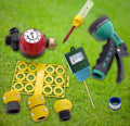Ultimate Lawn & Garden Outdoor Water Saving Eco-kit, Hose Nozzle, Rain Gauge, Repair & Conserve, Moisture Sensor, Hose Timer by NewResourcesGroup