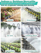 Bendable Drip Irrigation System Kit with Rust-Proof Nozzles, for Vegetable - Image 5