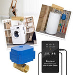 WiFi Water Leak Detector with Automatic Shutoff Valve，Zuomeng Smart Water Heater Remote Stop Device with Leak Sensor, Leakage Alert Push, 3/4" NPT 150PSI Brass Valve, Get Rid of Water Leakage - Image 7