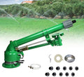 Fully Automated Rotating Sprinkler,360° Slow Speed Rotation Large-Area Watering Spray,Farm Irrigation Spray Gun for Farmland Irrigation System by URJWAN