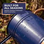 Gardenised 1-Gallon Steel Watering Can with Precision Long Spout for Controlled and Shower Watering Ideal for Indoor & Outdoor Plants Flowers & Houseplants, Blue - Image 4