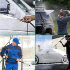 Selkie Pressure Washer Sewer Jetter Kit - 100Ft X1/4" Hydro Drain Jetter Cleaner Hose, Corner, Rotating and Button Nose Sewer Jetting Nozzle Waterproof Tape,Orifice 4.0 4.5,1/4 Inch NPT,5800 PSI - Image 7