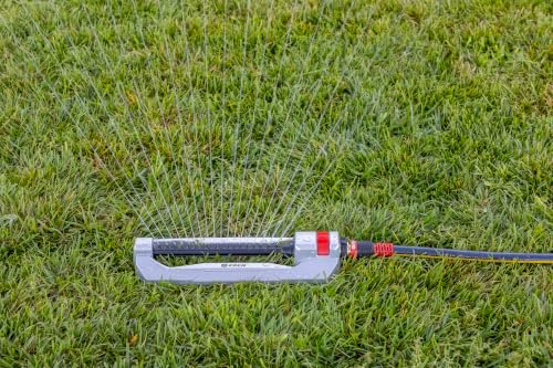 Eden 94110 Heavy-Duty Metal Oscillating Sprinkler | Covers Up to 3,315 sq. ft., 18 Precision Nozzles, Adjustable Range, Turbo Drive Motor, Quick Connect Bundle - Image 6
