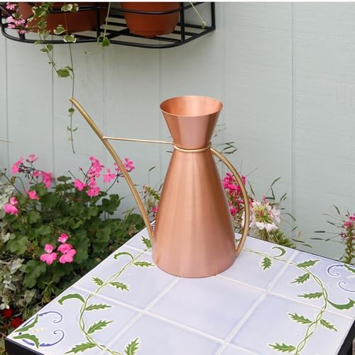 Copper Watering Carafe Elegant Indoor Plant Watering Can Decorative Tabletop Garden Tool Precise Pour Spout Stylish Home Décor for Houseplants Herbs Succulents Office and Living Spaces - Image 2
