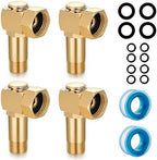 Garden Hose Reel Parts Fittings Swivel Elbow Connector Garden Hose Swivel Reel Replacement Parts (4 pieces) by YELUN