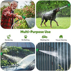 Unywarse Garden Hose 25FT Metal Water Hose with 10 Function Nozzle No-Kink - Image 5