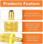 GASHER 12Pcs Industrial Air Coupling with 3/8" Hose Barb, 3/8" Basic Flow Quick Connect Air Coupler - Image 3