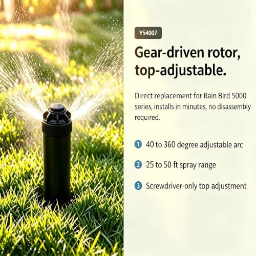 2 Pack Pop-Up Sprinkler Heads for Rain Bird 5000 Series Part#Y54007 - Image 4