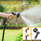 FANHAO Thumb Control Garden Hose Nozzle Heavy Duty Metal, 10 Spray Patterns - Image 6