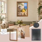 Lemon and Rustic Ceramic Jar Gold Framed Poster for Dining Room Wall Art - Image 4