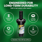 Rain Bird 1802QDSPRS Pressure Regulated 2 Inch Pop Up Sprinkler Head 4Pack - Image 5