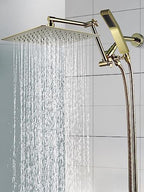 G-Promise All Metal 10 Inches Rainfall Shower Head with Handheld Combo - Image 2