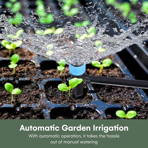 2WAYZ Drip Irrigation Kit - Plant Watering System, Automatic Irrigation System for Patio Garden Farm - Set of Blank Distribution Tubing Hose + 20pcs Misters + Adjustable Nozzle Emitters - Image 6