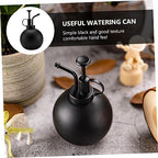 Milisten 1pc Hand-held Watering Bottle Stainless Steel Spray Kettle for Plants Simple Design Capacity Watering Can for Home Gardening Black - Image 6