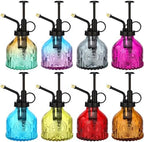Zopeal 8 Pcs Glass Plant Mister Spray Bottle 200ml Vintage Plant Spritzer Multicolor Succulent Watering Bottle Watering Can 6.4'' with Plastic Top Pumps for Indoor Outdoor Garden Plants(Black) by Zopeal