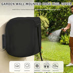 Garden Hose Reel Cover for Giraffe Tools AW50, Waterproof Outdoor Wall Mounted Hose Reel Protector with Drawstring, Dustproof Windproof Hose Storage Cover,A - Image 2
