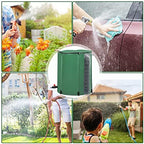 Collapsible Rain Barrel, 45 Gallon Portable Rainwater Collection System, Rain Catcher Barrel with Volume Scale Mark, Spigots and Overflow Kit, Rain Water Barrel Collector for Garden, Green - Image 3