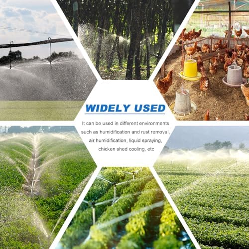 Yaocom 40 Pack Flexible Nozzle Extensions 5.9 Inch Brass Mist Rod for Mister Nozzles Bendable Copper Extended Pole 10/24 UNC Thread For Garden, Humidification, Outdoor Cooling, Dust Control - Image 6