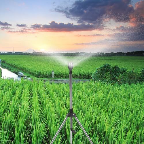 Rotating Tripod Sprinkler with Automatic Leak Proof Retractable Design - Image 6