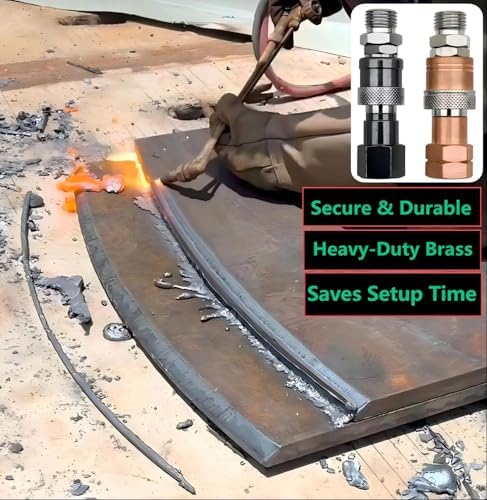 Oxy Acetylene Torch Quick Connects Fittings| Fit 9/16"-18 B Fittings - Image 6