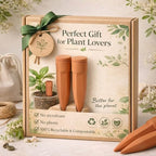 Honeydak 6pcs Small Terracotta Watering Spike with Lid 7'' Garden Vacation - Image 6